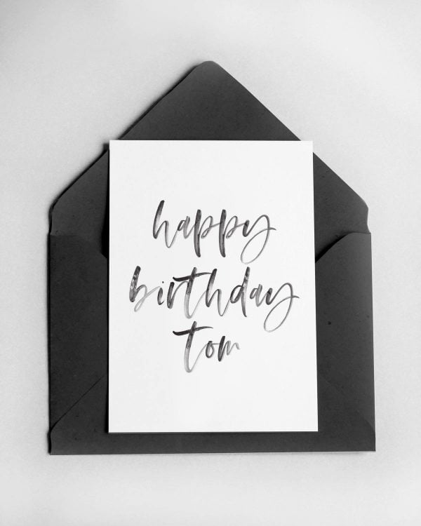 Personalised Birthday Card