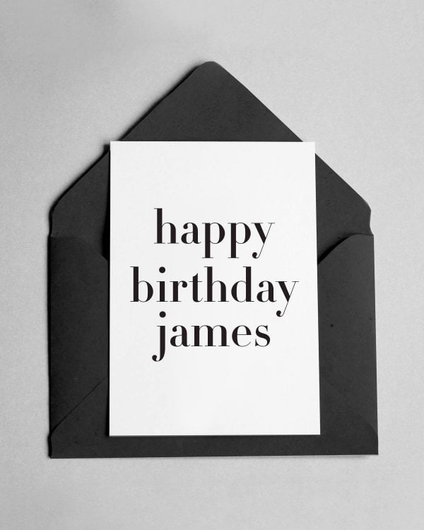 Personalised Birthday Card