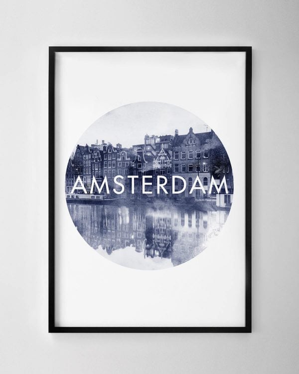 Amsterdam Watercolour Print