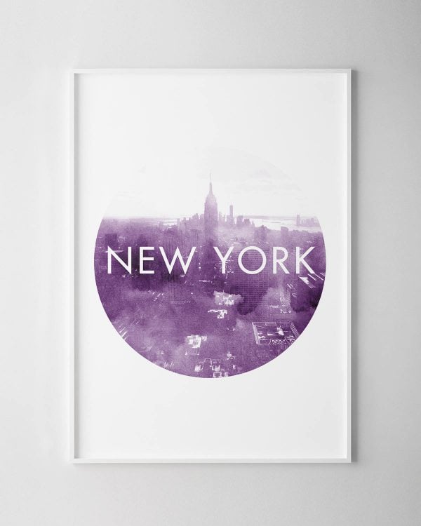 New York City Watercolour Print