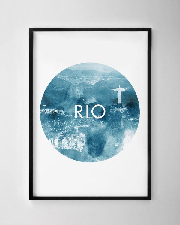 Rio Watercolour Print