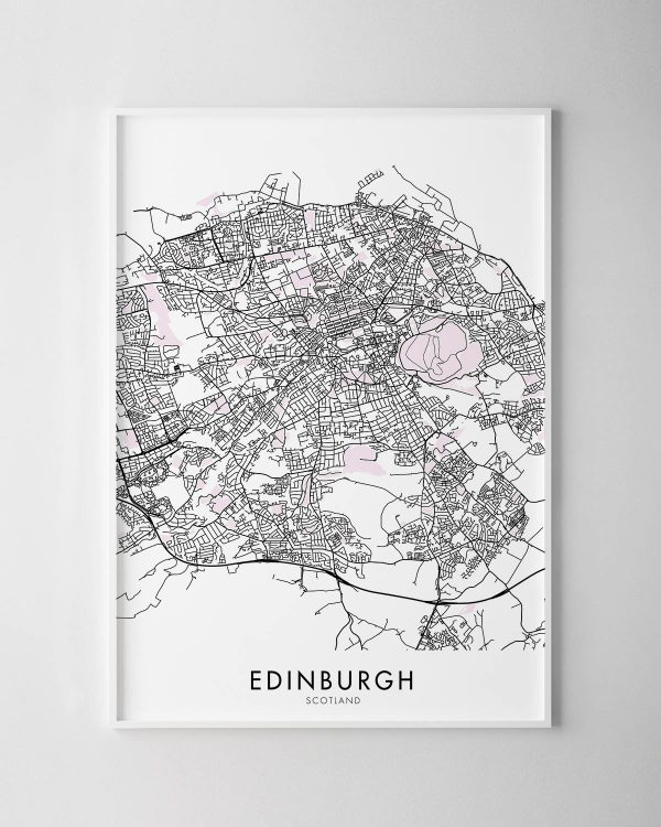 Edinburgh Map Print