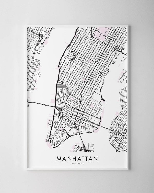 Manhattan Map Print