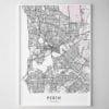 Perth Map Print