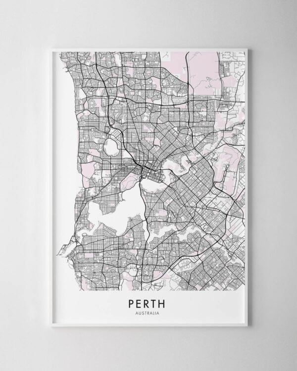 Perth Map Print
