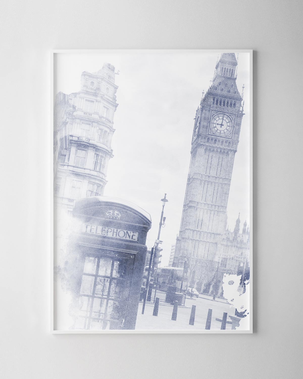 London Westminster Watercolour Print