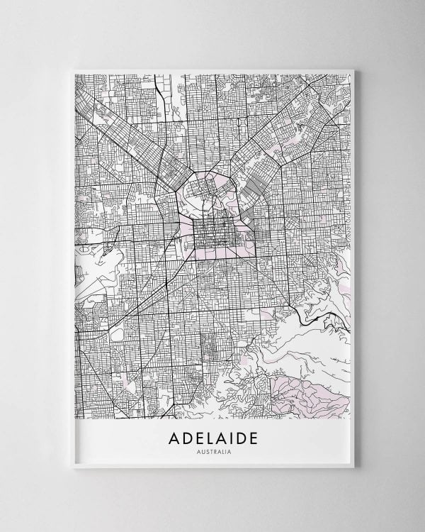 Adelaide Map Print