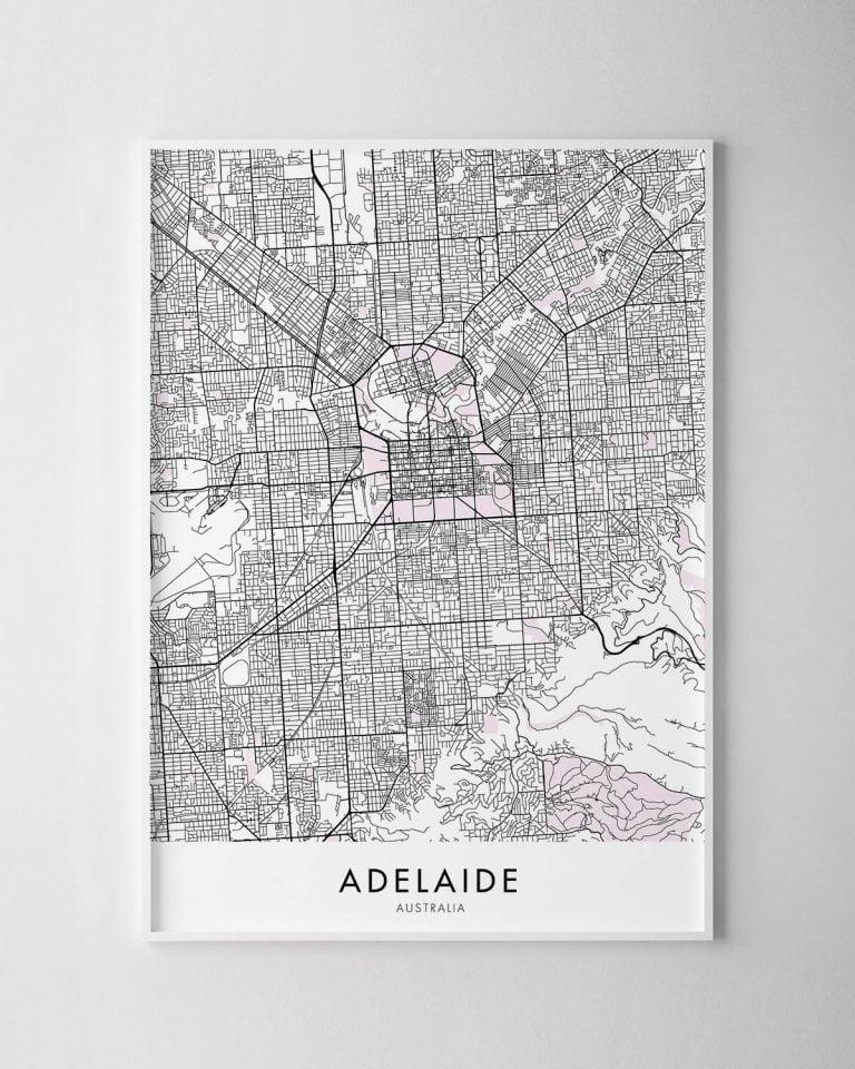 Adelaide – North Adelaide Map Print - Chelsea Chelsea