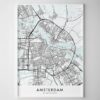 Amsterdam Map Print