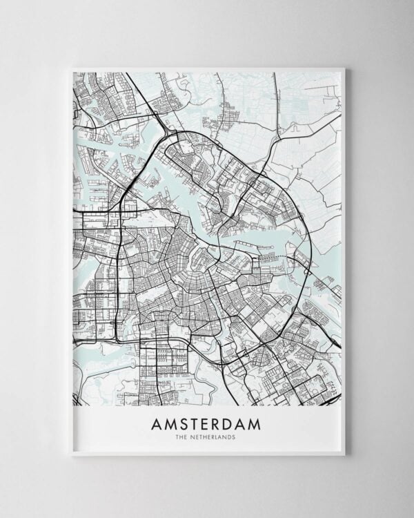 Amsterdam Map Print