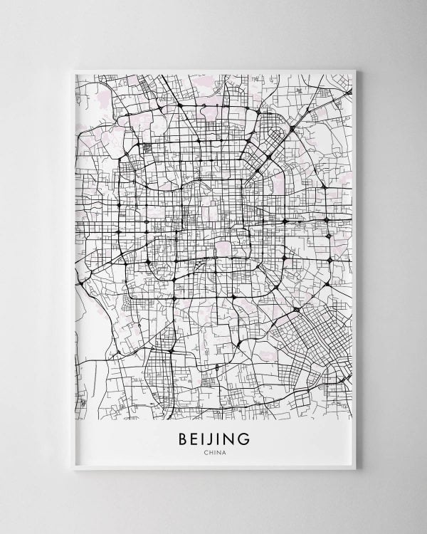Beijing Map Print