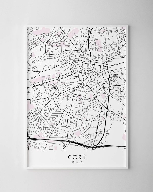 Cork Map Print