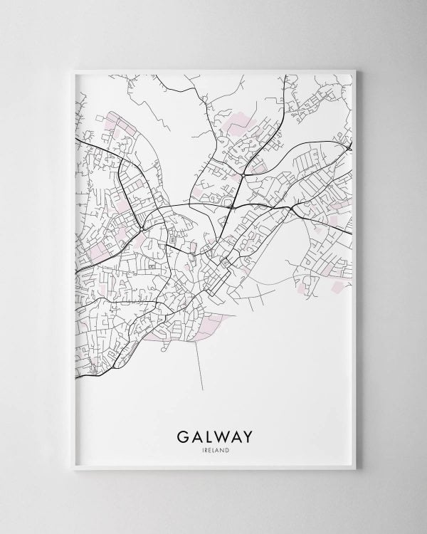 Galway Map Print