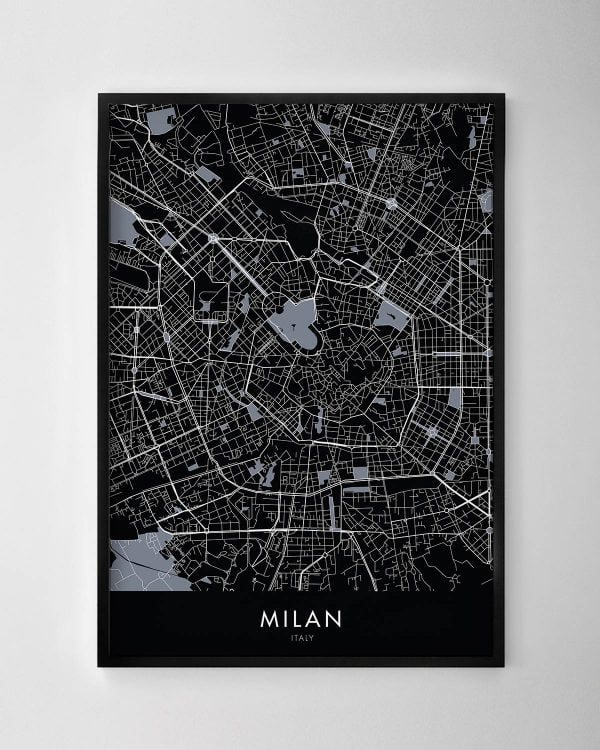 Milan Map Print