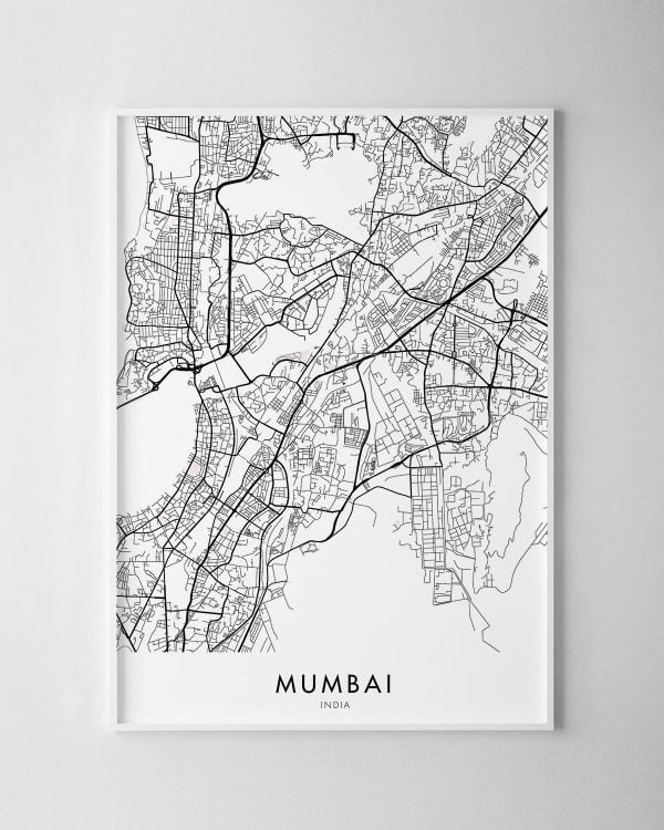 Mumbai Map Print