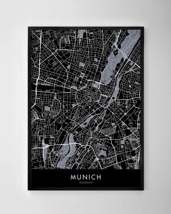 Munich Map Print