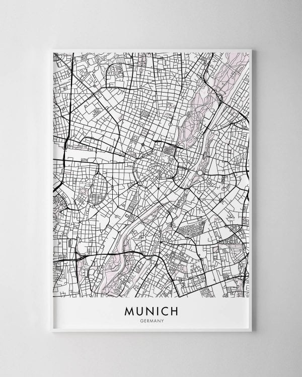 Munich Map Print