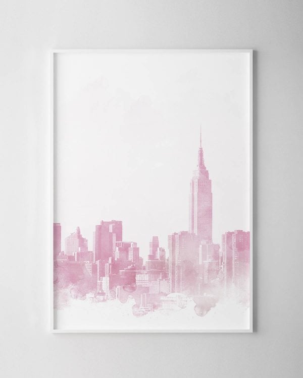 New York City Watercolour Print