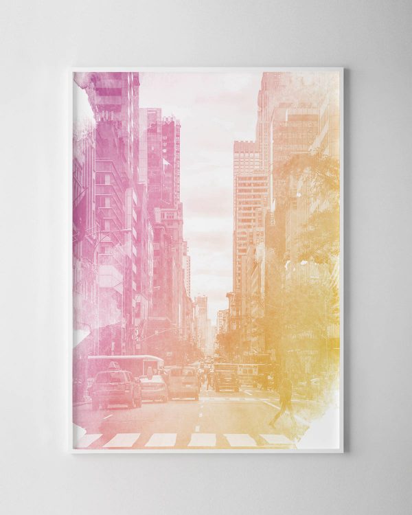 New York City Watercolour Print