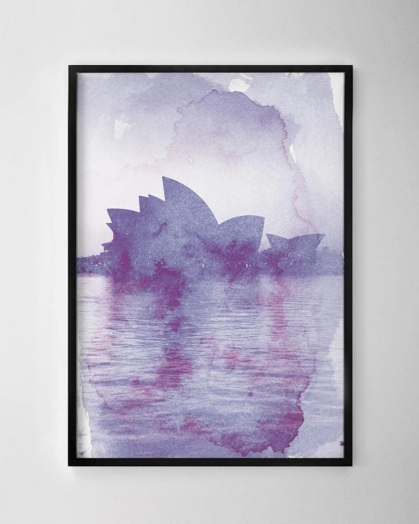 Sydney Opera House Watercolour Print