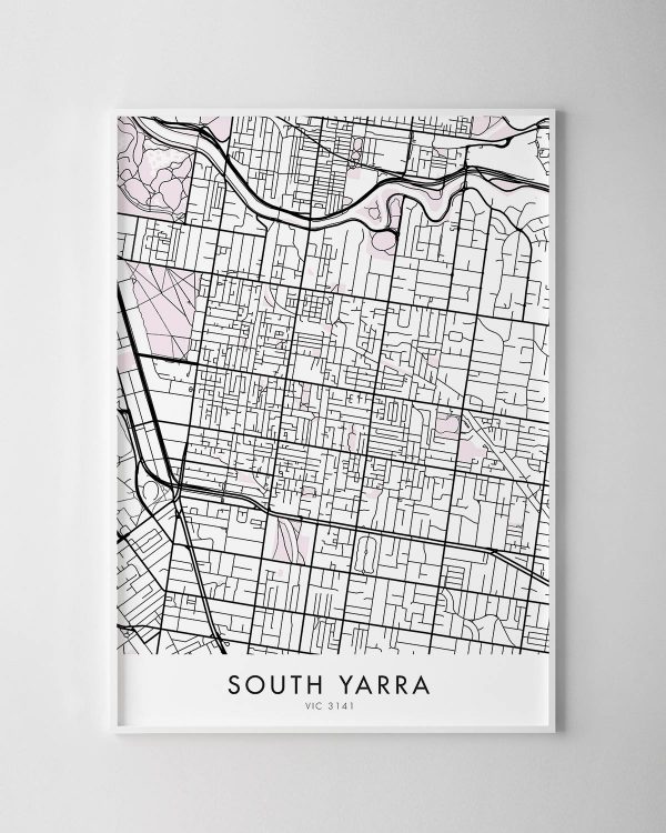 Melbourne – South Yarra Map Print