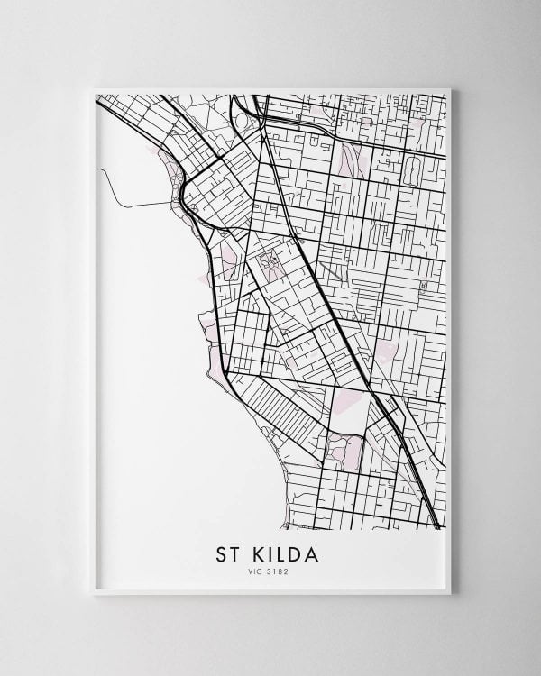 Melbourne – St Kilda Map Print