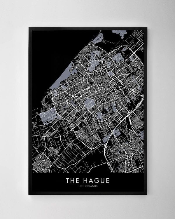 The Hague Map Print