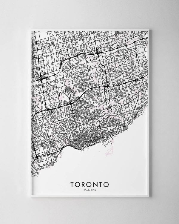Toronto Map Print
