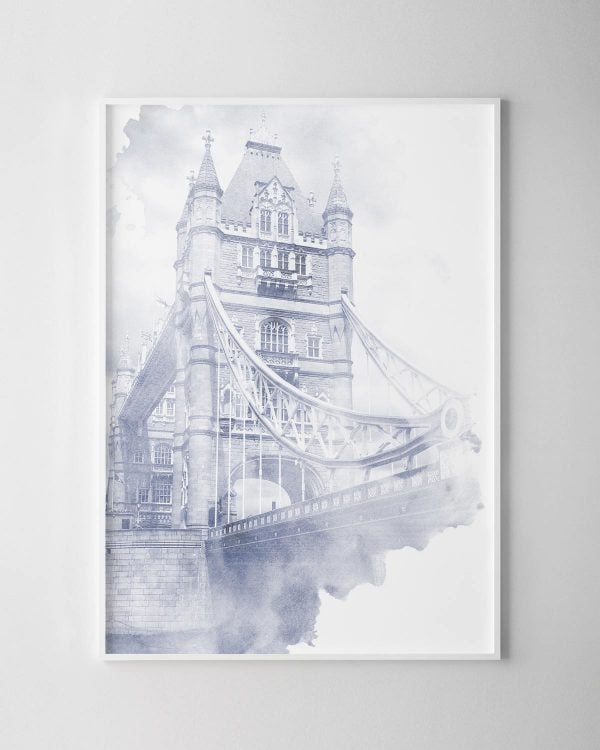 Tower Bridge Watercolour Print