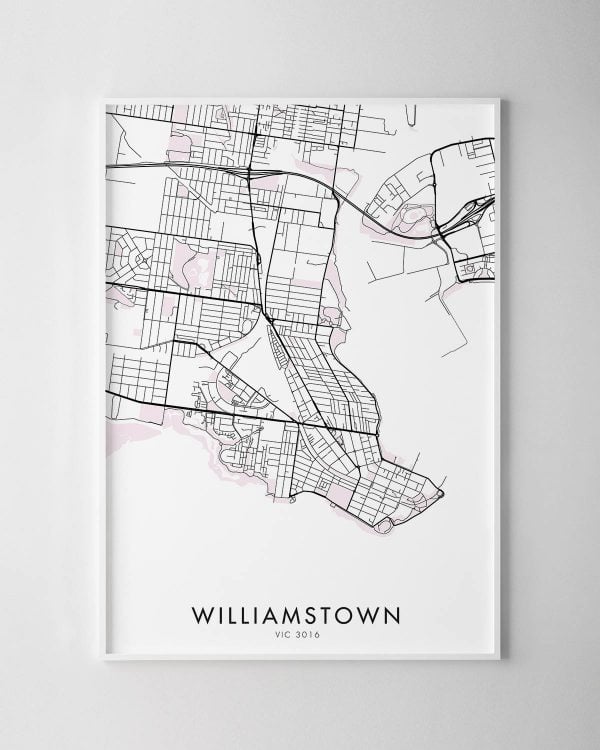 Melbourne – Williamstown Map Print