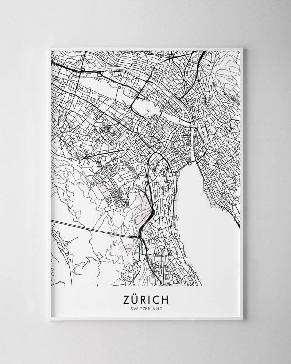Zürich Map Print