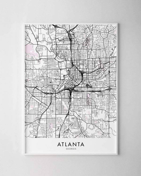 Atlanta Map Print