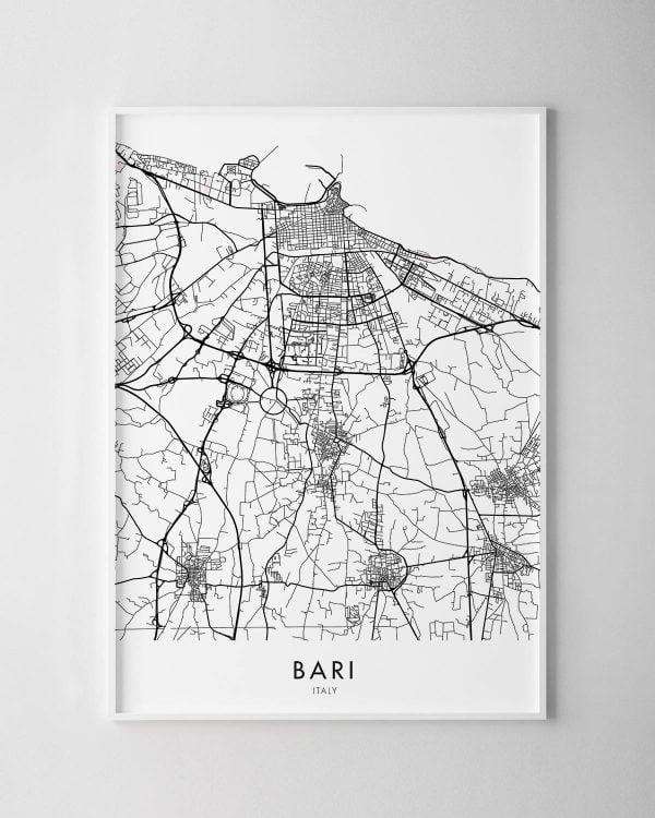 Bari Map Print