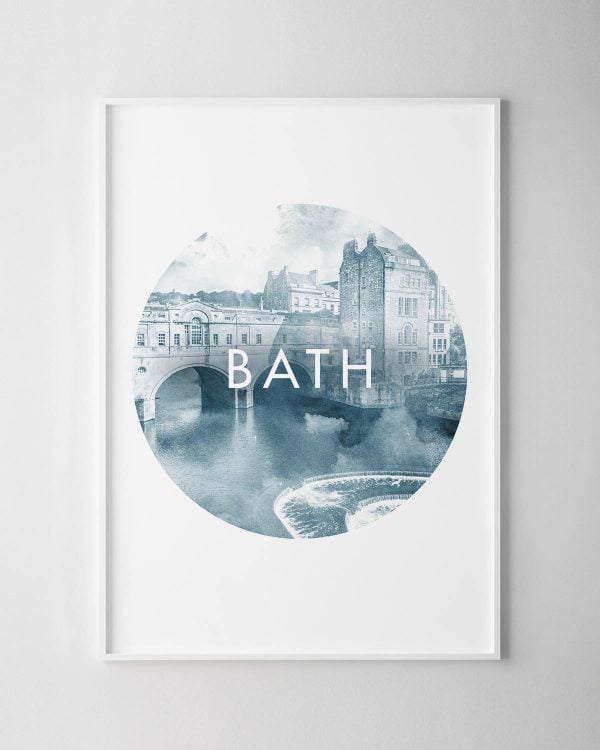 Bath Watercolour Print