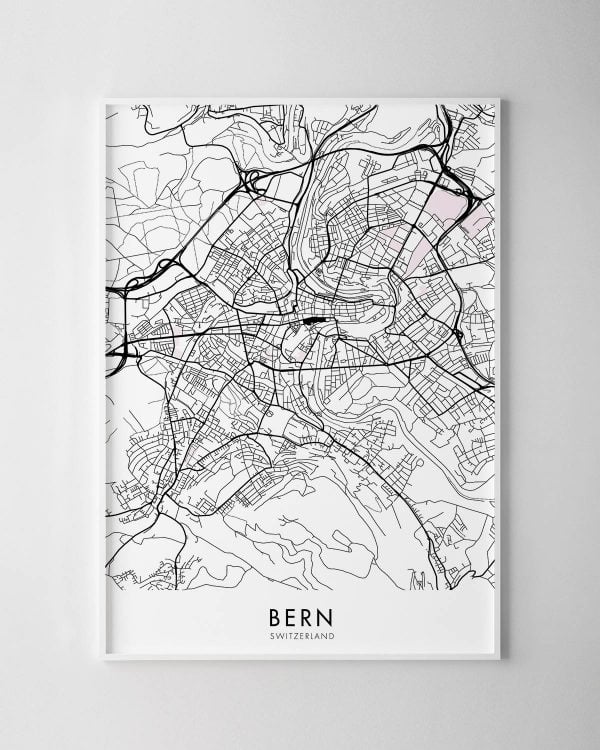 Bern Map Print