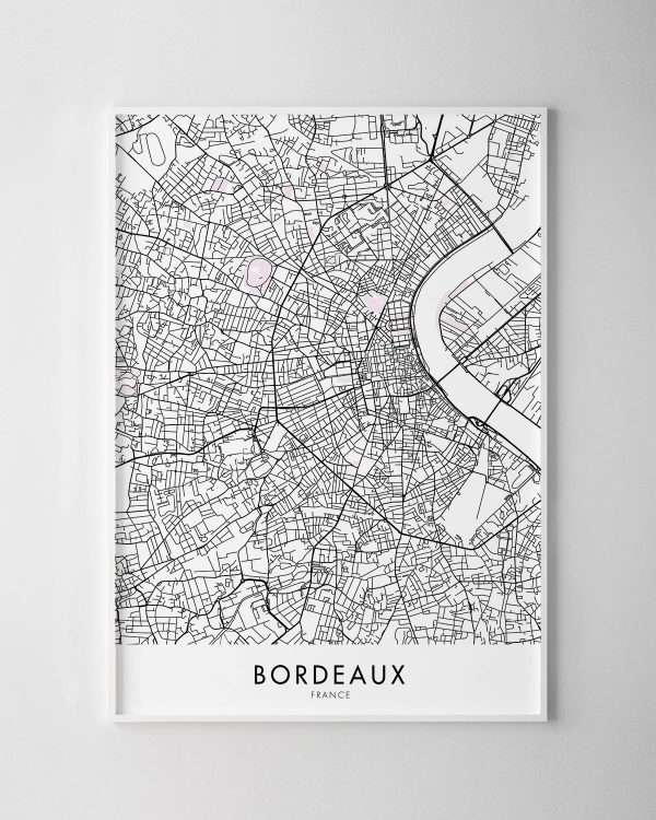 Bordeaux Map Print