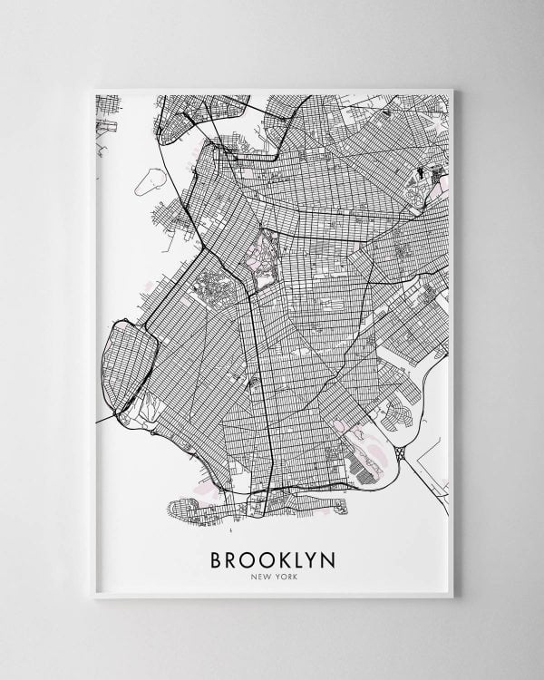 Brooklyn Map Print