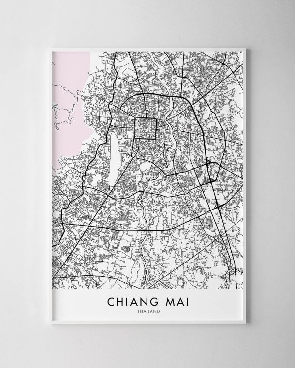 Chiang Mai Map Print