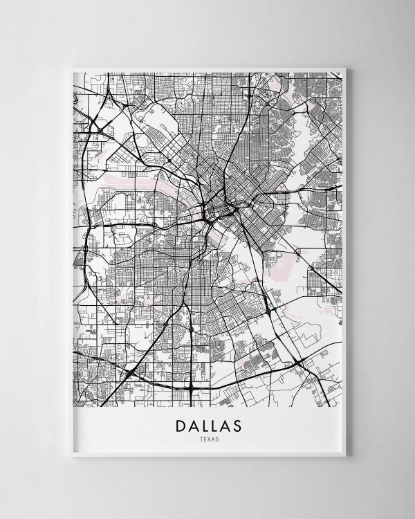 Dallas Map Print
