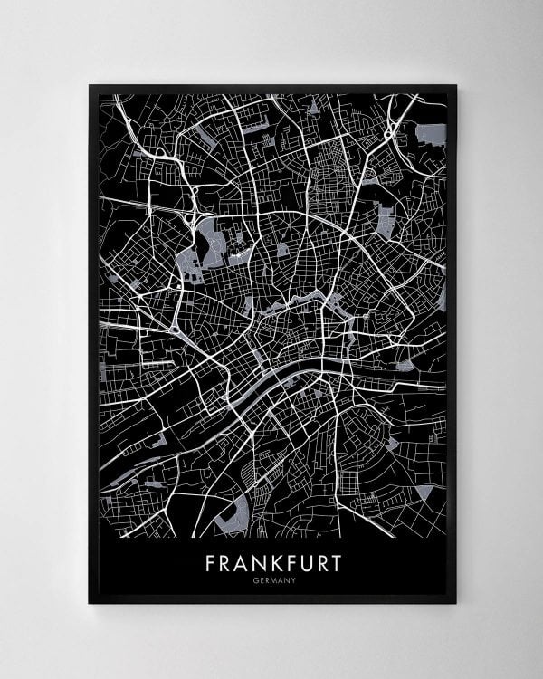 Frankfurt Map Print