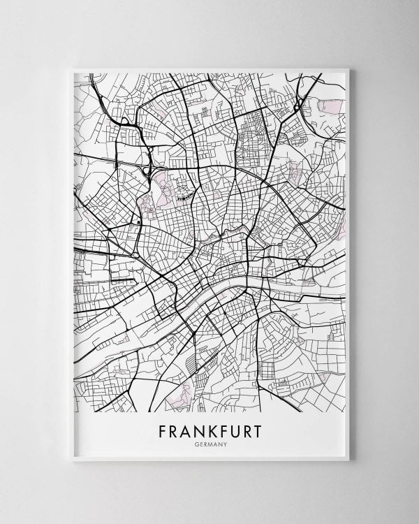 Frankfurt Map Print