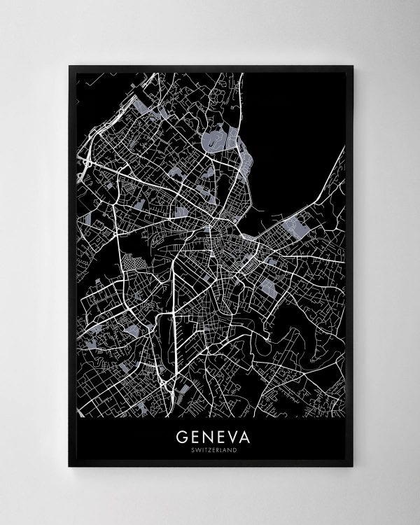Geneva Map Print