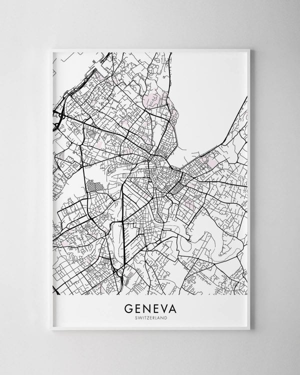 Geneva Map Print