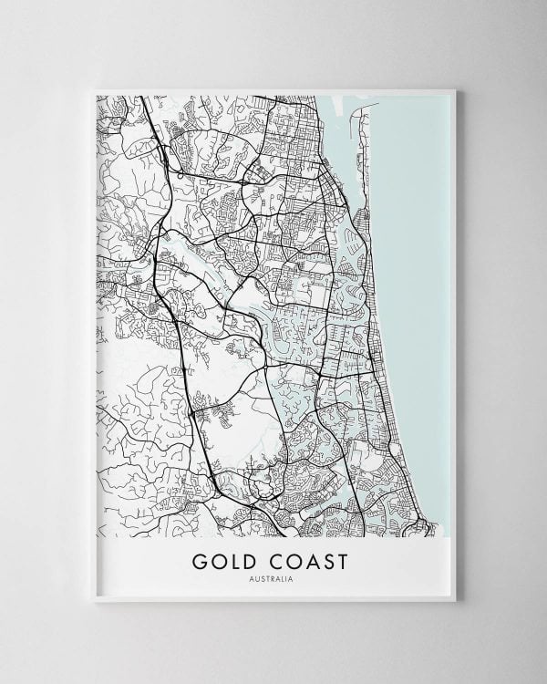 Gold Coast Map Print