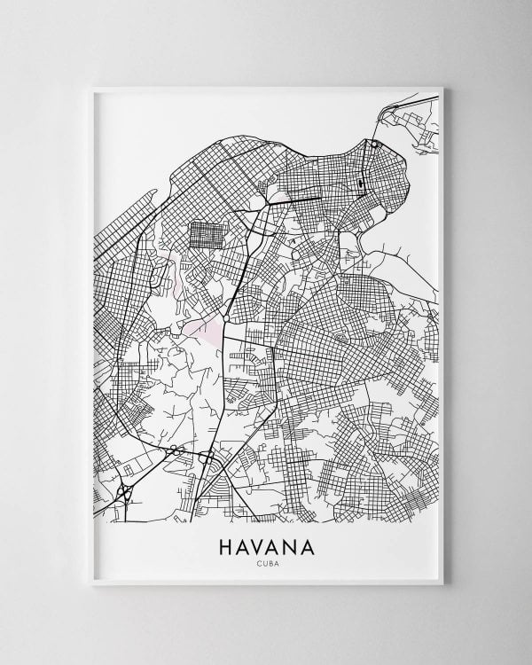 Havana Map Print