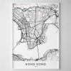 Hong Kong Map Print