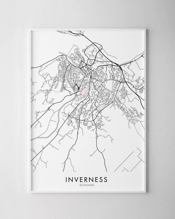 Inverness Map Print