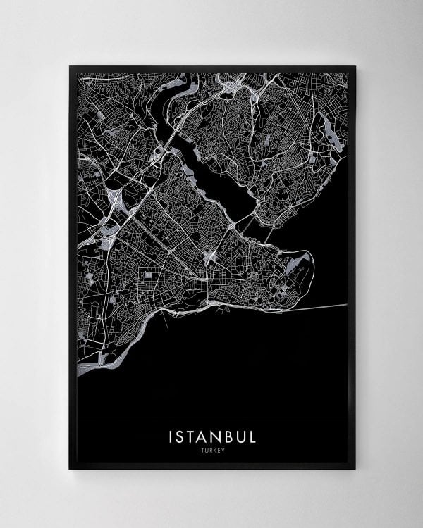 Istanbul Map Print