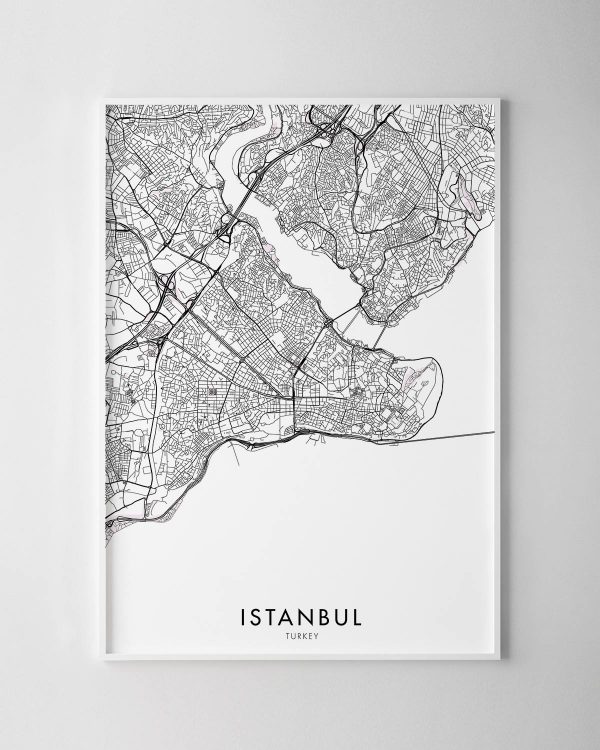 Istanbul Map Print