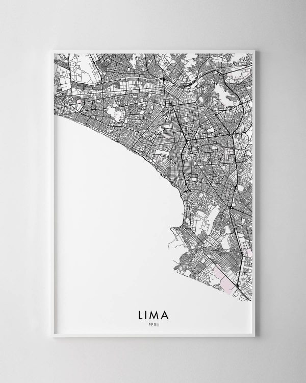 Lima Map Print